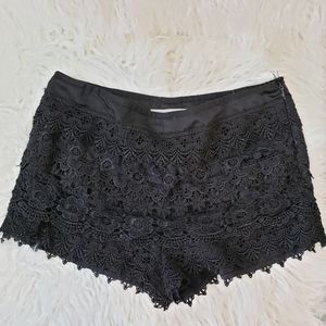Hottie black layered shorts. Size M